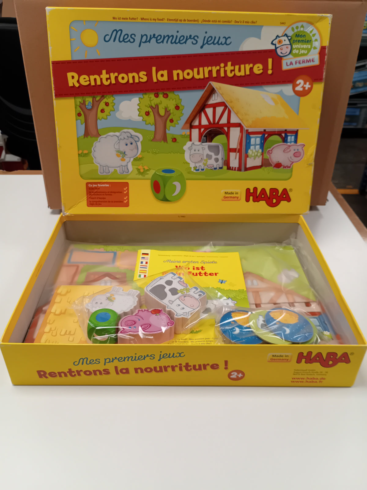 Mes premiers jeux rentrons la nourriture