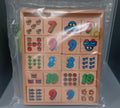 Puzzle en bois avec les chiffres