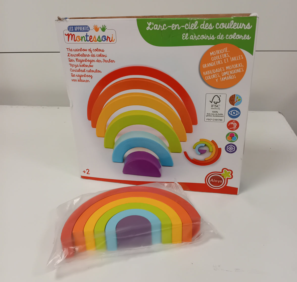 L’arc -en-ciel des couleurs( montessori)