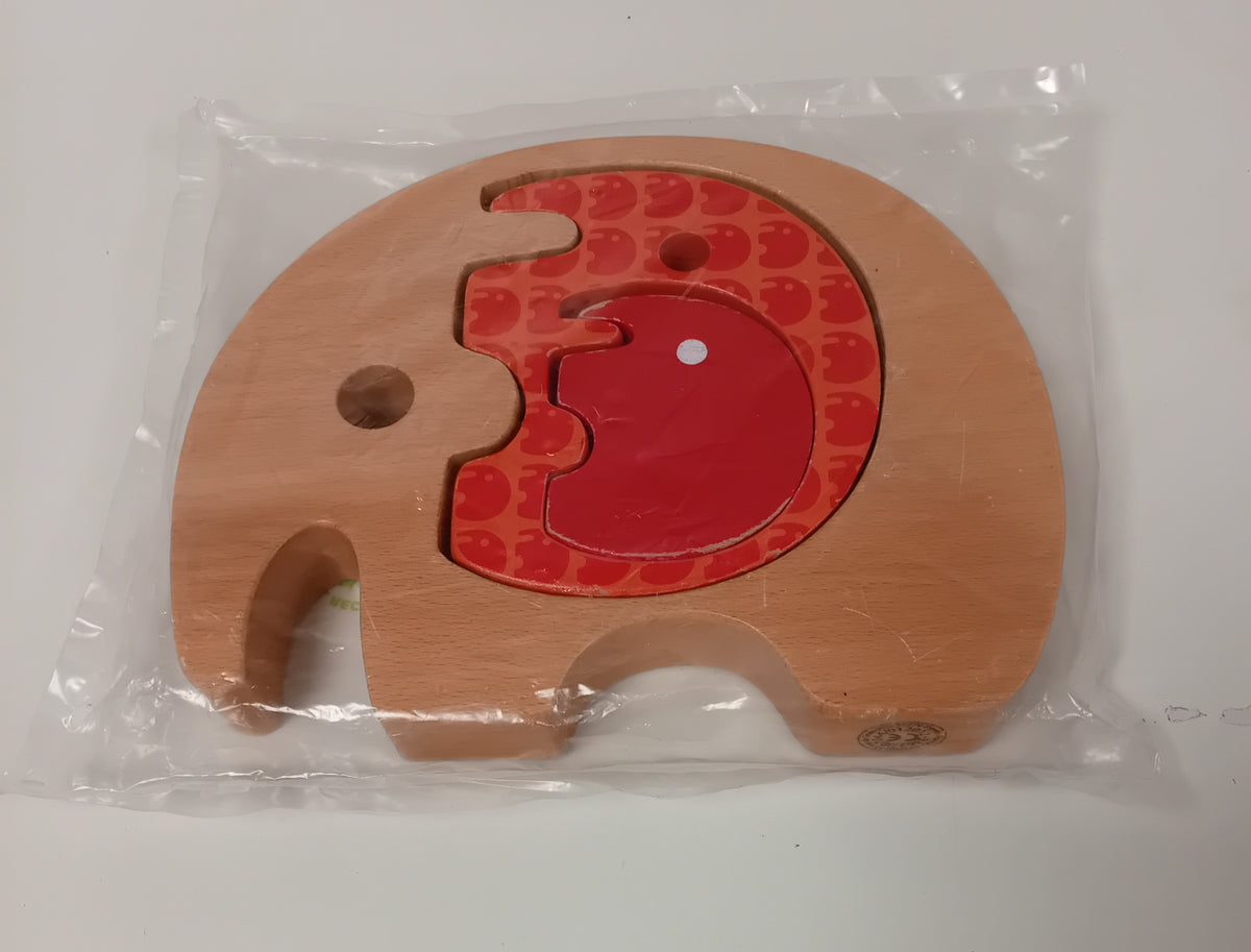 Puzzle éléphants en bois