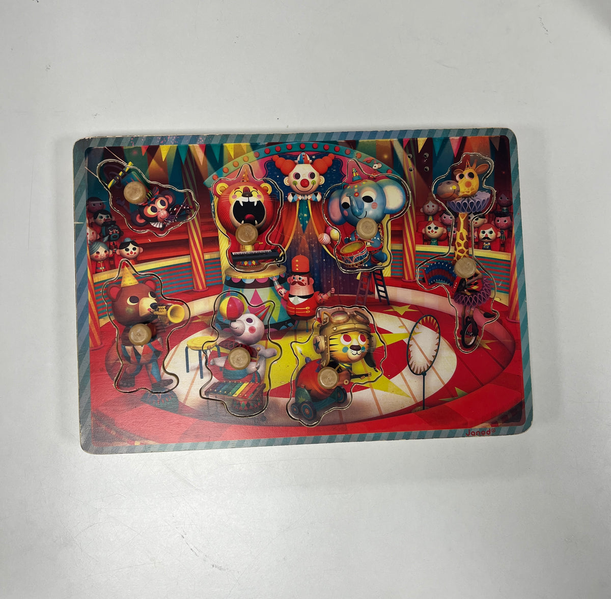 Puzzle musical animaux de cirque