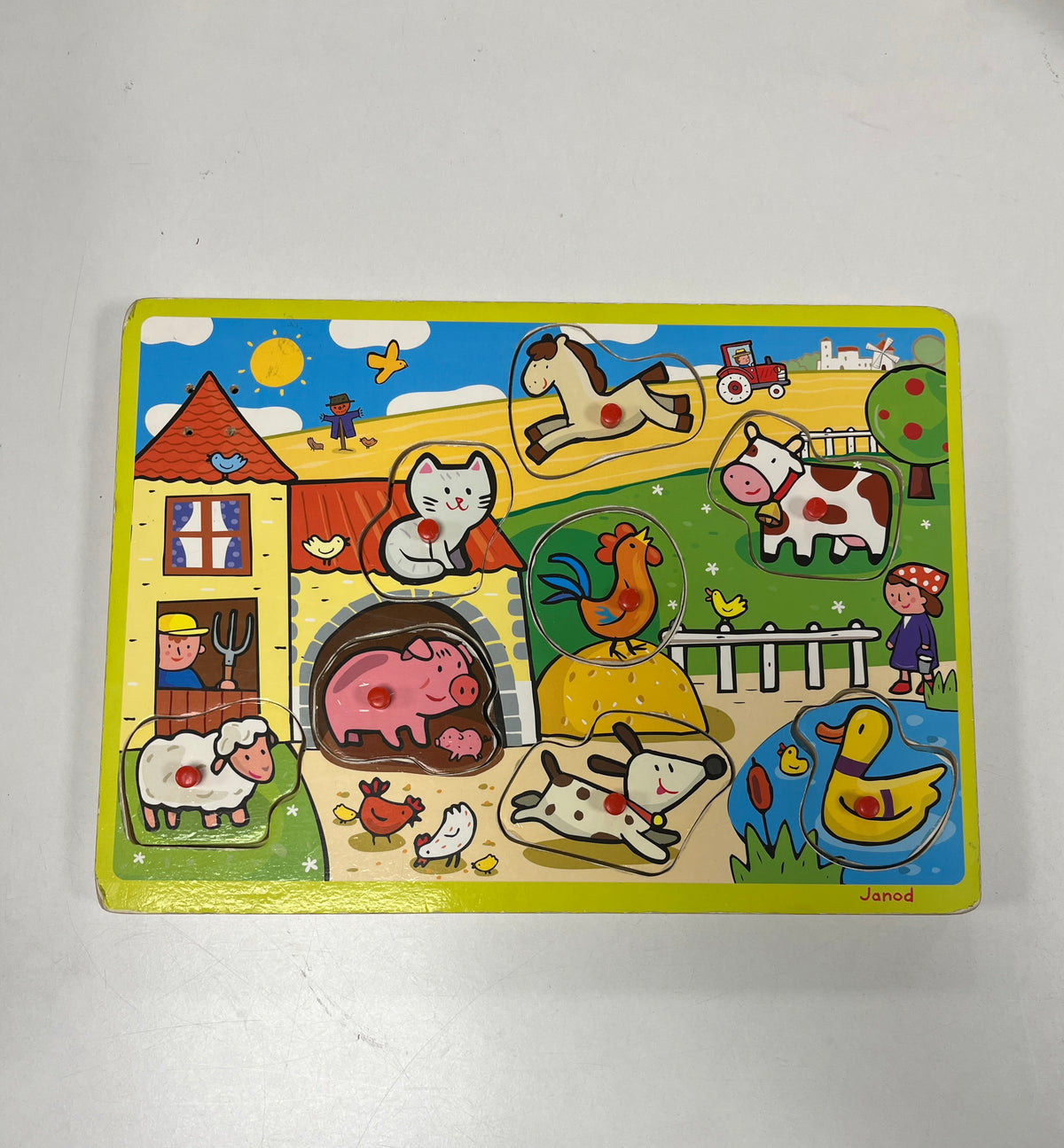 Puzzle musical ferme