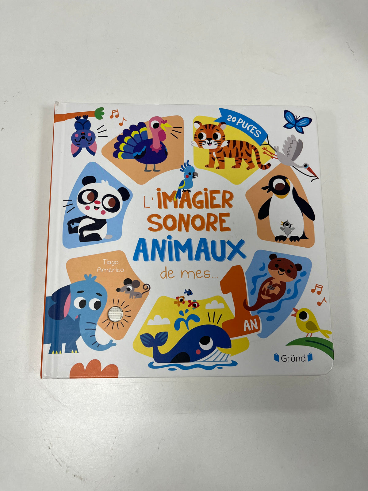 Livre L’imagier sonore animaux